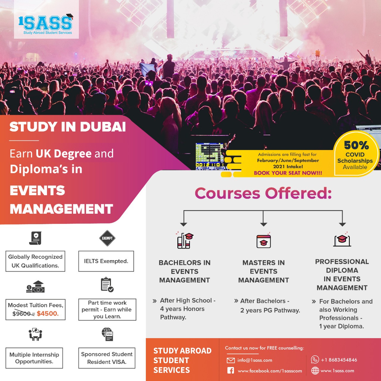 Study in Dubai - Events Management